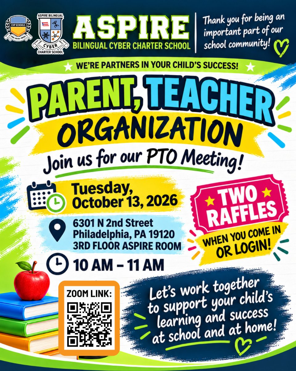 October 13th PTO Meeting Flyer